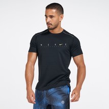 Men&#39;s Dri-FIT Miler. Men&#39;s Running T-Shirt. Black. Size: MD &quot;RARE&quot; - £38.98 GBP