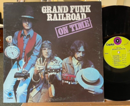 Grand Funk Railroad On Time Debut Vinyl LP Capitol ST-307 1st Pressing 1969 - £10.14 GBP