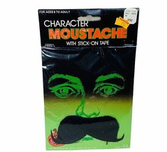 Halloween Mask vtg Ben Cooper costume decoration Character Moustache stick on 1 - £31.34 GBP