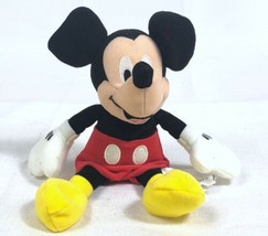 Disney Store Classic Mickey Mouse 8&quot; Beanbag Plush 2001 Euc - £7.04 GBP