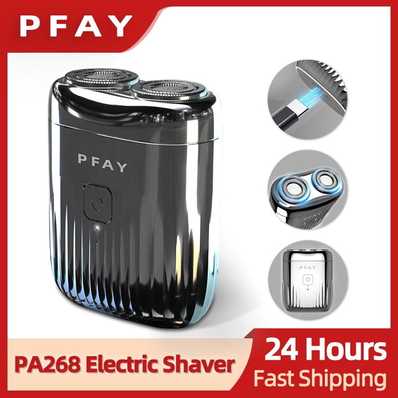 Shaver for men portable electric razor shaving beard machine ipx7 washable rechargeable thumb200