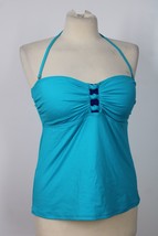 Lauren Ralph Lauren 12 Blue Convertible Strap Tankini Swim Suit Top - £17.85 GBP