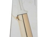 Kristin ESS Hair 2&quot; Titanium Barrel Soft Bend Curling Iron White Gold Color - $23.33