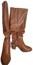 Universal Thread Tessa Knee High Boots Color (Brown) Cognac Womens Size 7.5 - £16.67 GBP