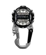 Dakota Cage Clip Bottle Opener Watch w/ LED Flashlight – Silver Dial Cage - $84.95