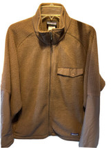 Patagonia Men’s M Brown Long Sleeve full zip polyester fleece windbreake... - £31.47 GBP