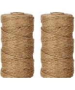 2Pack 2mm Natural Jute Twine String 656 Feet Long Twine String for Craft... - $274.02 MXN