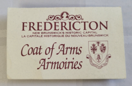 FREDERICTON COAT OF ARMS ARMOIRIES LAPEL PIN CANADA CANADIAN NEW BRUNSWI... - $22.99