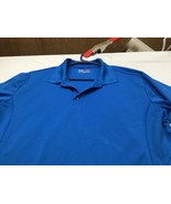 Fila Sport Golf Shirt Mens Medium Royal Blue Performance Polo Short Slee... - £10.23 GBP