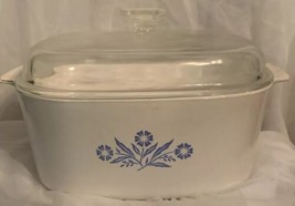 Vintage Corning Ware Blue Cornflower Casserole Dish with Lid 2.5 Quart - $11.88