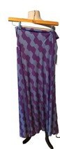 Lularoe Women&#39;s maxi Skirt, Long,  size large,  Purple Geometric,  - $13.31