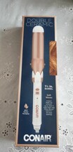 Conair Double Ceramic 1 1/2 Inch Curling Iron 30 Heat Settings - £13.20 GBP