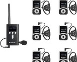 Case Of 1Transmitter 6 Receivers, T130S Upgrade Tour Guide System Wirele... - $407.99