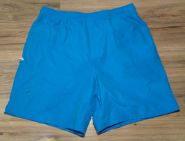 Roundtree &amp; Yorke Size Large Turquoise New Men&#39;s Swim Cargo Trunks Shorts - £47.48 GBP