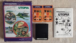 Vtg 1981 Intellivision Utopia Complete CIB Signed by Developer Don Daglow Nice - £31.41 GBP