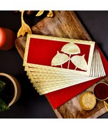 20 Pc ShagunWedding Rakhi Gifting Designer Umbrella Border Embos Envelop... - £11.62 GBP