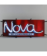 Nova By Chevrolet Junior Neon Sign Man Cave Decor Neon Sign 25&quot;x10&quot; 5SMLNV - £174.13 GBP