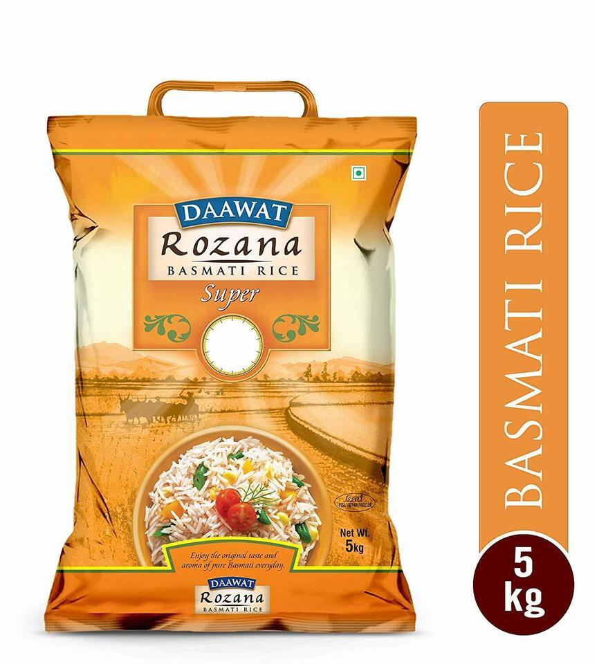 Daawat Rozana Super Basmati Rice, 5 kg (Free shipping world) - $76.60