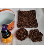 Pumpkin with Hat Dishcloth and Scrubby Pair Gift Set - $22.00