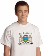 McGovern Irish Coat of arms tee Shirt in White - $15.63+