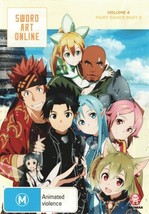 Sword Art Online Volume 4 Fairy Dance Pt 2 DVD | Episodes 20-25 | Region 4 - £11.68 GBP