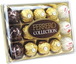 Ferrero Collection 15 Piece Crisp Hazelnut Milk Testy Assortmen Chocolat... - £13.38 GBP