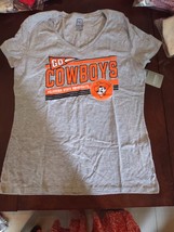 Go Cowboys Oklahoma State University Women&#39;s Size Medium T-Shirt - £11.43 GBP