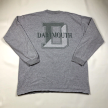 Vintage Dartmouth College Long Sleeve gray T Shirt Jansport Size XL USA ... - $29.69
