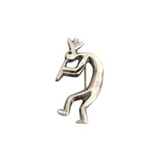 Vintage Sterling Silver Plain Figure Native American Dancing Kokopelli B... - $53.23 CAD