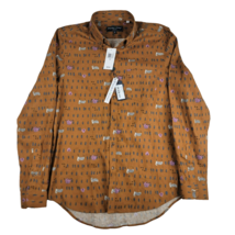 Paisley &amp; Gray Slim Fit Button-Up Cotton Men&#39;s Shirt in Cider Color M 16... - $29.34