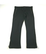 Prada Sweatpants Womens L Black Bootcut Ankle Zip Cotton Blend Pockets M... - £97.03 GBP