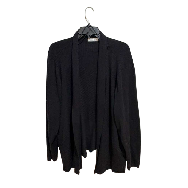 89th & Madison Black Open Front Cardigan Women’s 3X Plus Size Knit Sweater Item image 2