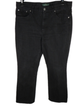 Lauren Ralph Lauren Classic Bootcut Women&#39;s Black Jeans Size 16 - $39.99