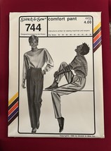 Vtg Pattern Stretch &amp; Sew #747 Smooth Fit Pants Hip Sizes 32-48 - $5.94