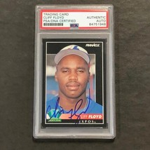 1992 Score Pinnacle #296 Cliff Floyd Signed Card PSA Slabbed Auto Expos - £39.97 GBP