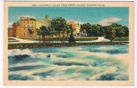 Ontario Postcard Niagara Falls Cataract House From Green Island - £3.12 GBP