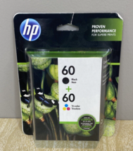 HP Genuine 60 Black 60 Tri-Color Ink Cartridge Combo Pack Expiration March 2022 - £20.59 GBP