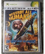 Destroy All Humans (Microsoft Xbox, 2005) CLEANED &amp; TESTED - £7.82 GBP