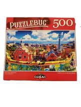 Puzzlebug 500 Piece Puzzle Park Guell, Barcelona 18.25&quot;  X 11&quot; New COLORFUL - $6.92