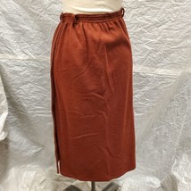 Vintage Missoni Women&#39;s Maroon Wool Blend Skirt, Size 38 - £43.41 GBP