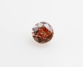 Old Mine Diamond - 0.23ct Natural Loose Fancy Orangy Pink Color GIA Round SI1 - $4,203.37