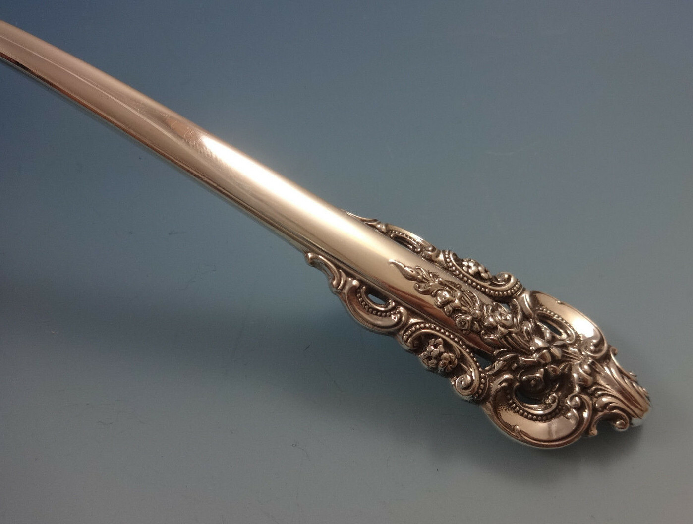 Grande Baroque by Wallace Sterling Silver Flatware Set For 12 Service 64 Pieces Item image 2