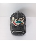 Beautiful Ladies Gray Embroidered “Dreamer” Dreamcatcher Baseball Cap - £10.28 GBP