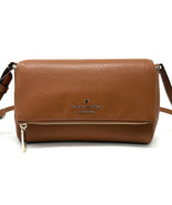 Kate Spade Leila Mini Zip Crossbody Purse in Warm Gingerbread Leather KE487 - $135.40 CAD