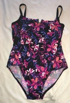 Calvin Klein floral print One piece swimsuit size 10 NEW - $88.11