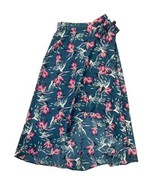 Living Doll Wrap Maxi Skirt Birds of Paradise Floral Boho Women&#39;s Medium... - £14.60 GBP