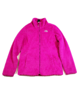 The North Face Hot Pink Fluffy Coat Girls Lg 14/16 - $17.75