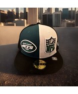 NWT New Era 59Fifty New York Jets Retro Historic Sideline Fitted Hat Men... - $24.75