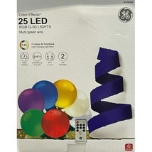 GE Color Effects Changing 25 Ct. 24-ft Multi-Function G-50 LED Lights Ch... - £39.51 GBP