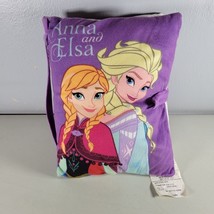 Disney Pillow Book Plush Anna and Elsa Frozen Multicolor Folds - £8.53 GBP